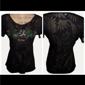 Island crew Sheer Hawaii top. Kona.